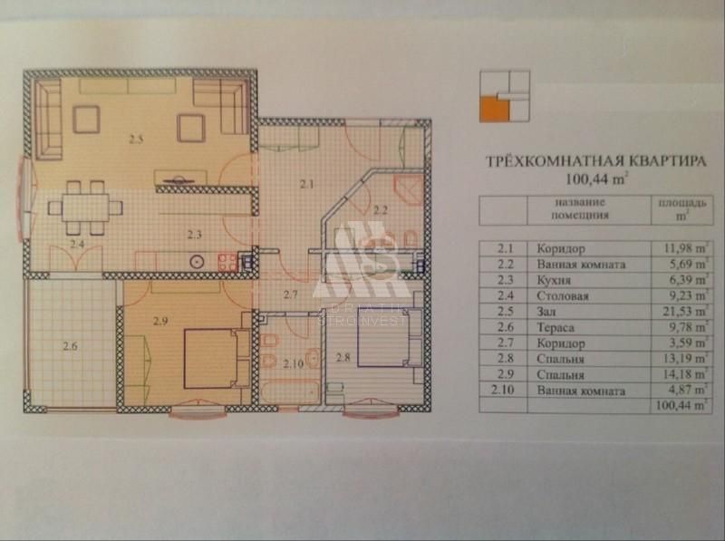 Flat in Bar, Montenegro, 100 sq.m - picture 1