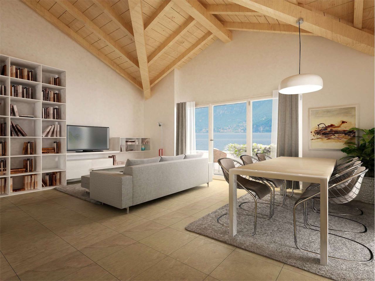 Flat on Lake Como, Italy, 78 sq.m - picture 1
