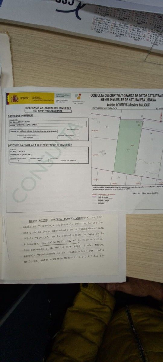 Land in Torrevieja, Spain, 850 sq.m - picture 1
