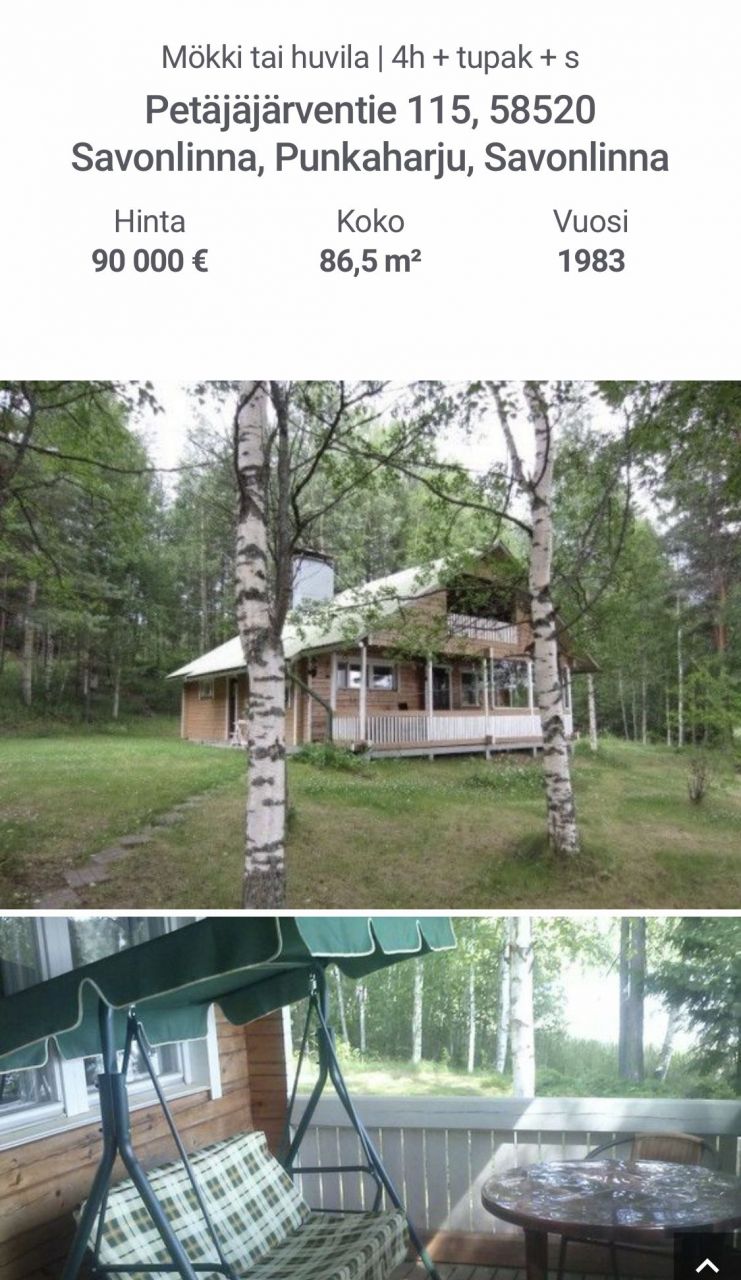 Cottage à Punkaharju, Finlande, 86.5 m2 - image 1