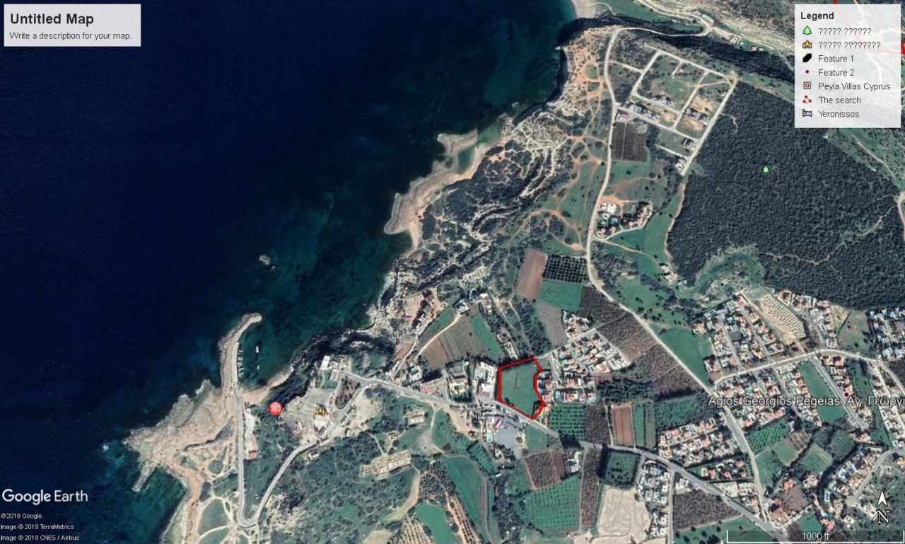 Terrain à Paphos, Chypre, 7 252 m2 - image 1