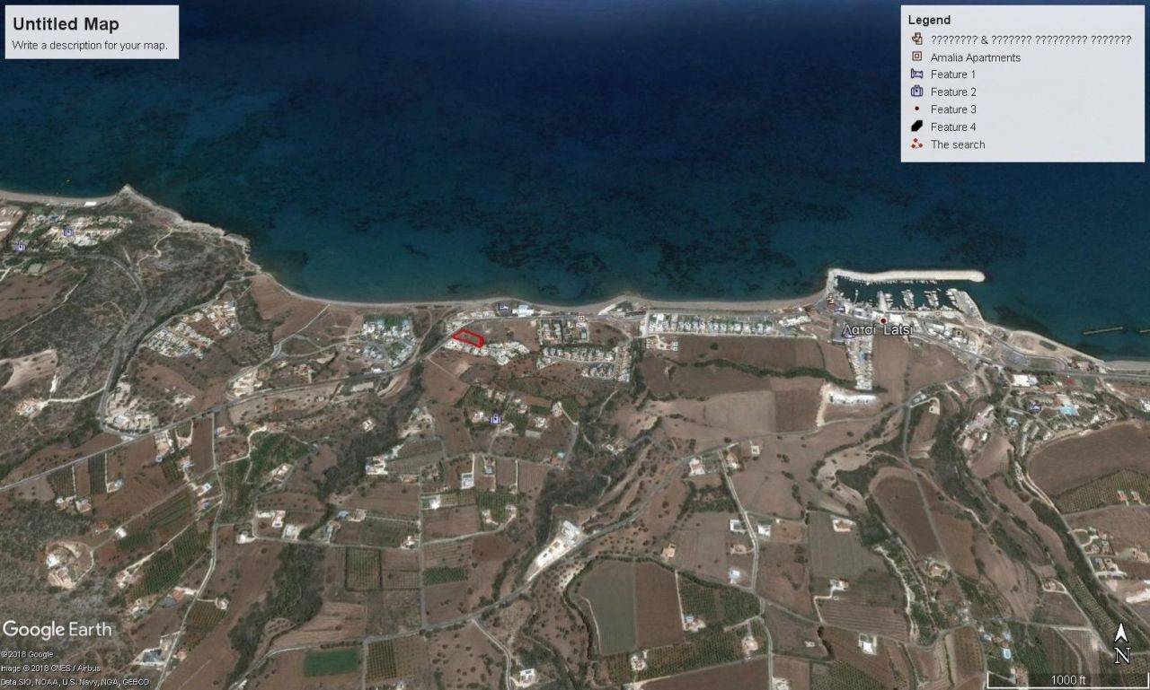 Land in Paphos, Cyprus, 2 128 sq.m - picture 1