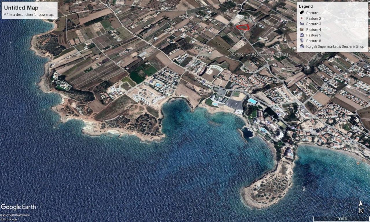 Land in Paphos, Cyprus, 4 725 sq.m - picture 1