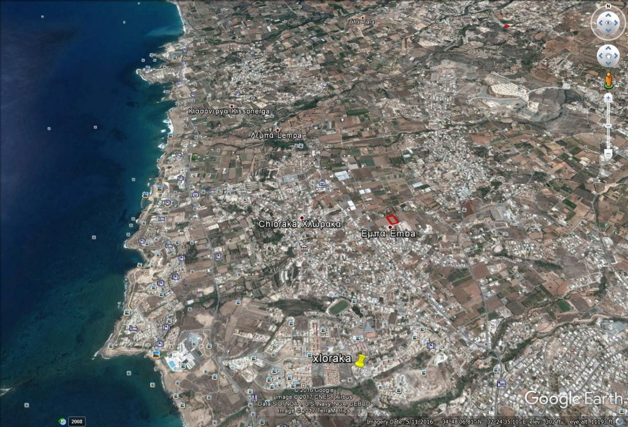 Terrain à Paphos, Chypre, 9 341 m2 - image 1