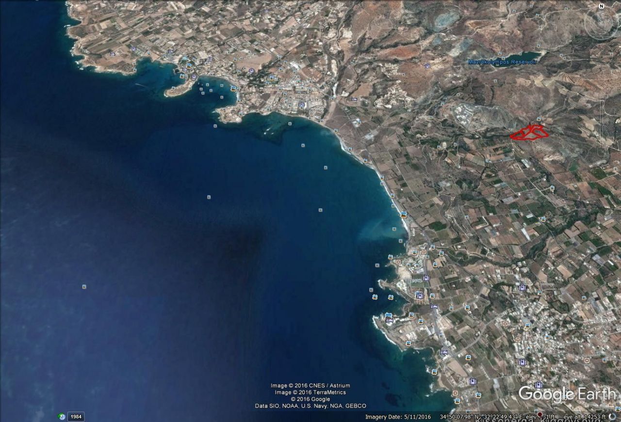 Land in Paphos, Cyprus, 54 517 sq.m - picture 1