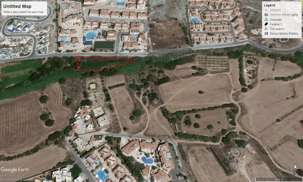 Land in Paphos, Cyprus, 16 300 sq.m - picture 1