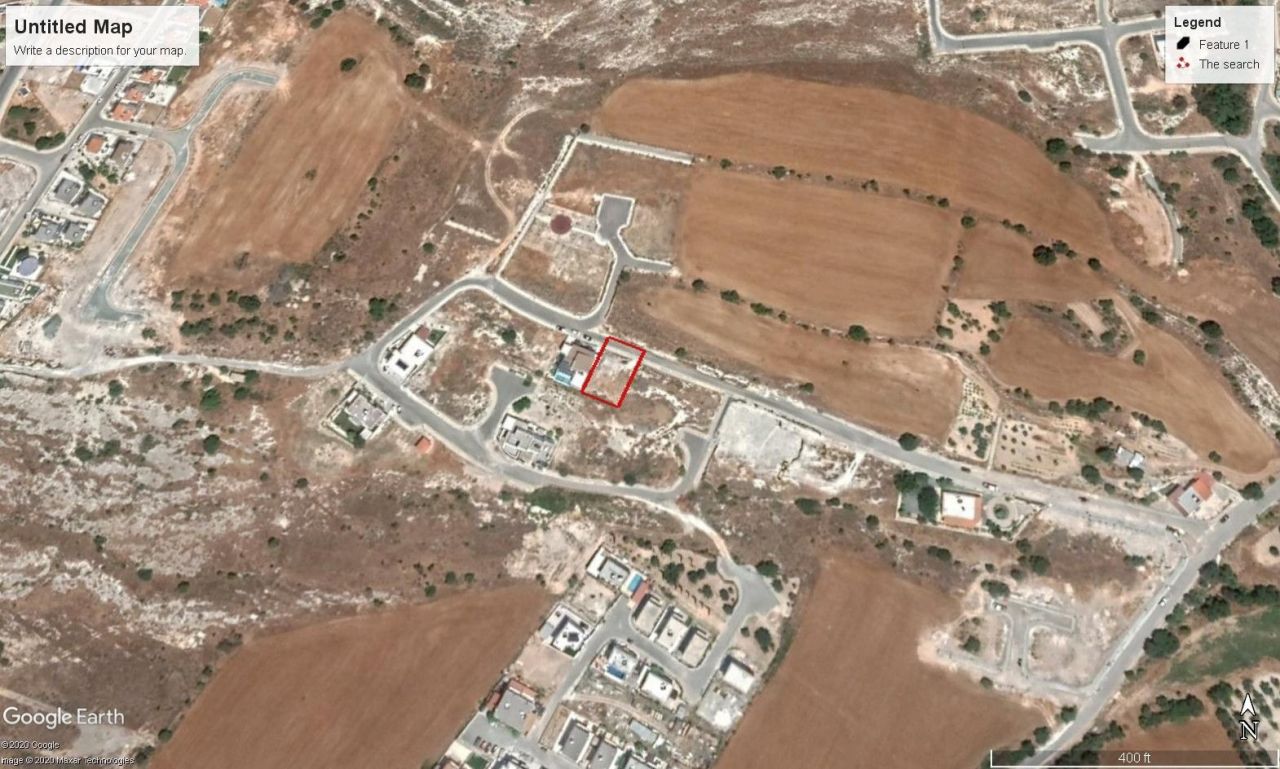 Land in Paphos, Cyprus, 634 sq.m - picture 1