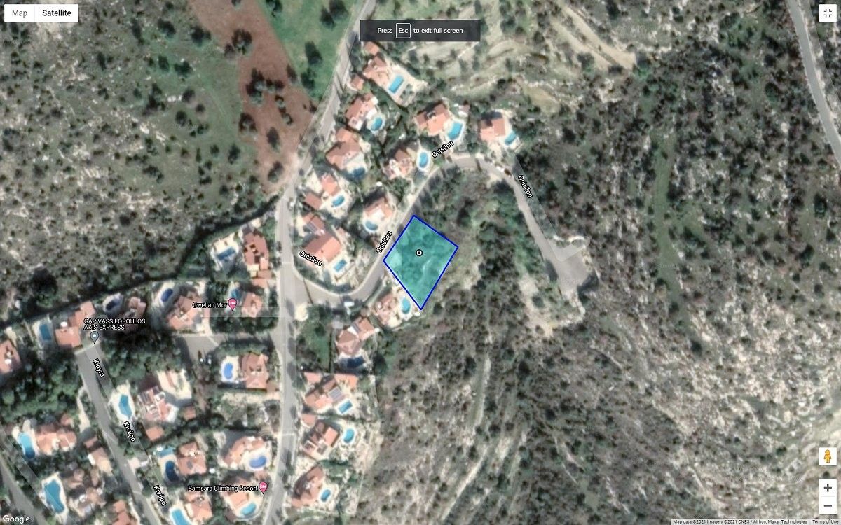 Land in Paphos, Cyprus, 1 160 sq.m - picture 1