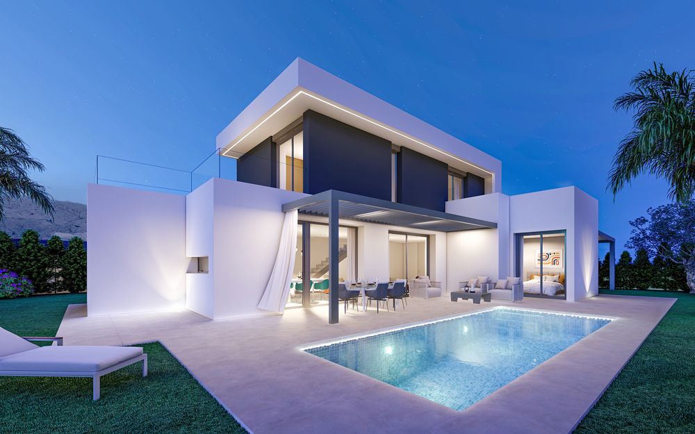 Villa in Finestrat, Spanien, 227 m2 - Foto 1