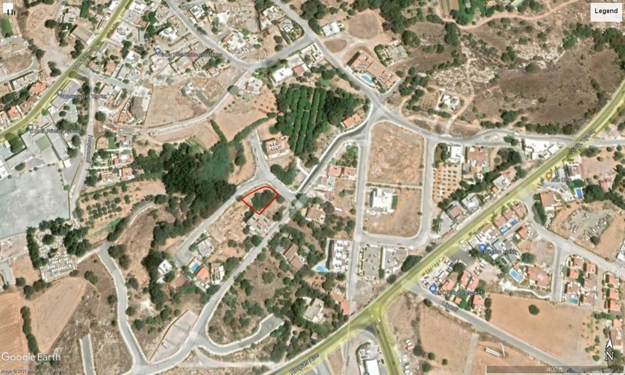 Land in Paphos, Cyprus, 540 sq.m - picture 1
