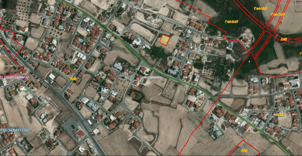 Land in Larnaca, Cyprus, 950 sq.m - picture 1