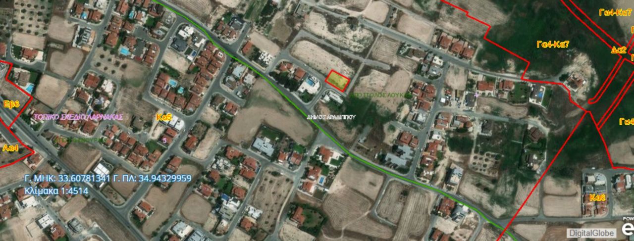 Land in Larnaca, Cyprus, 640 sq.m - picture 1