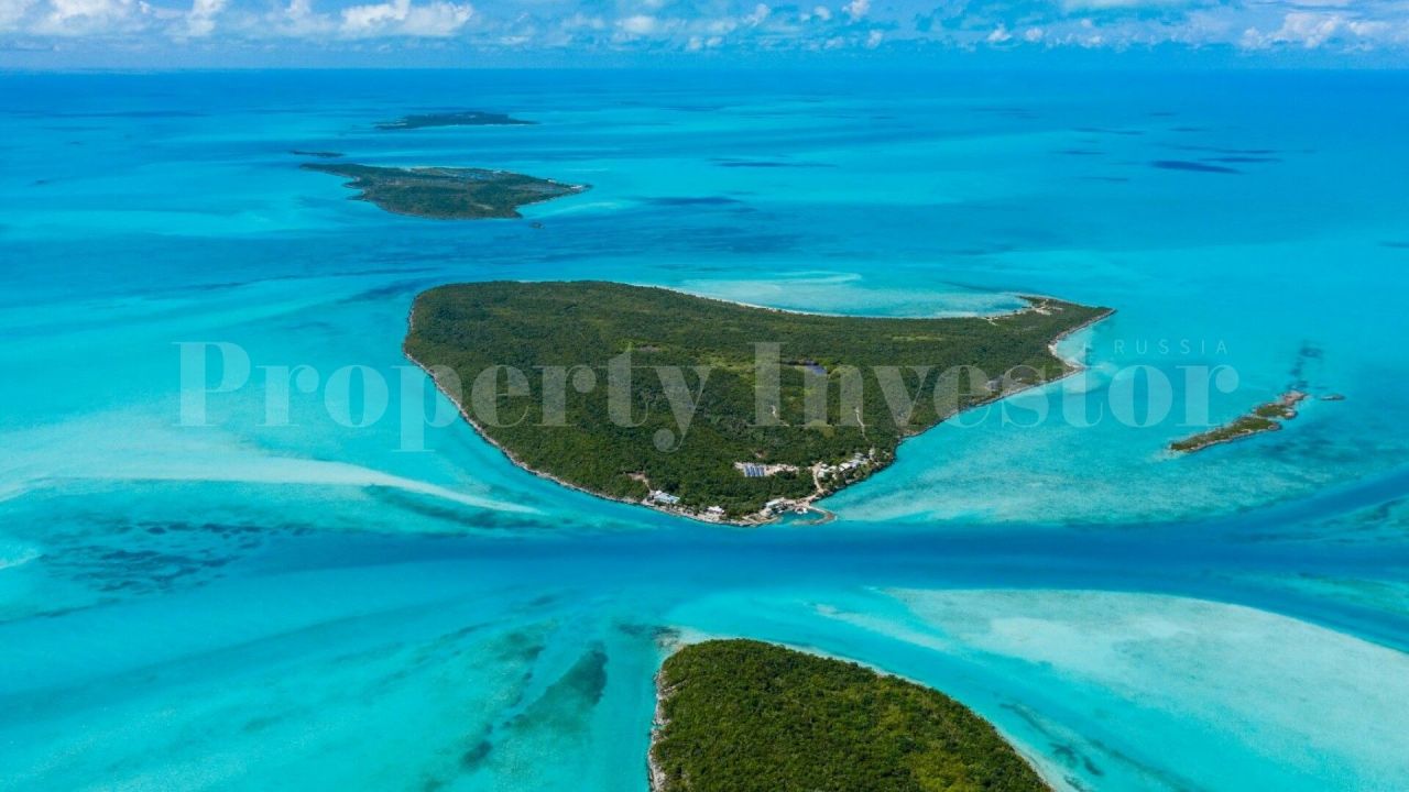 Île sur Exuma, Bahamas, 104 hectares - image 1