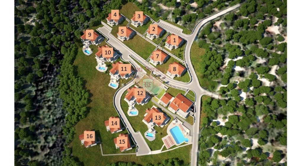 House on Lustica peninsula, Montenegro, 300 sq.m - picture 1