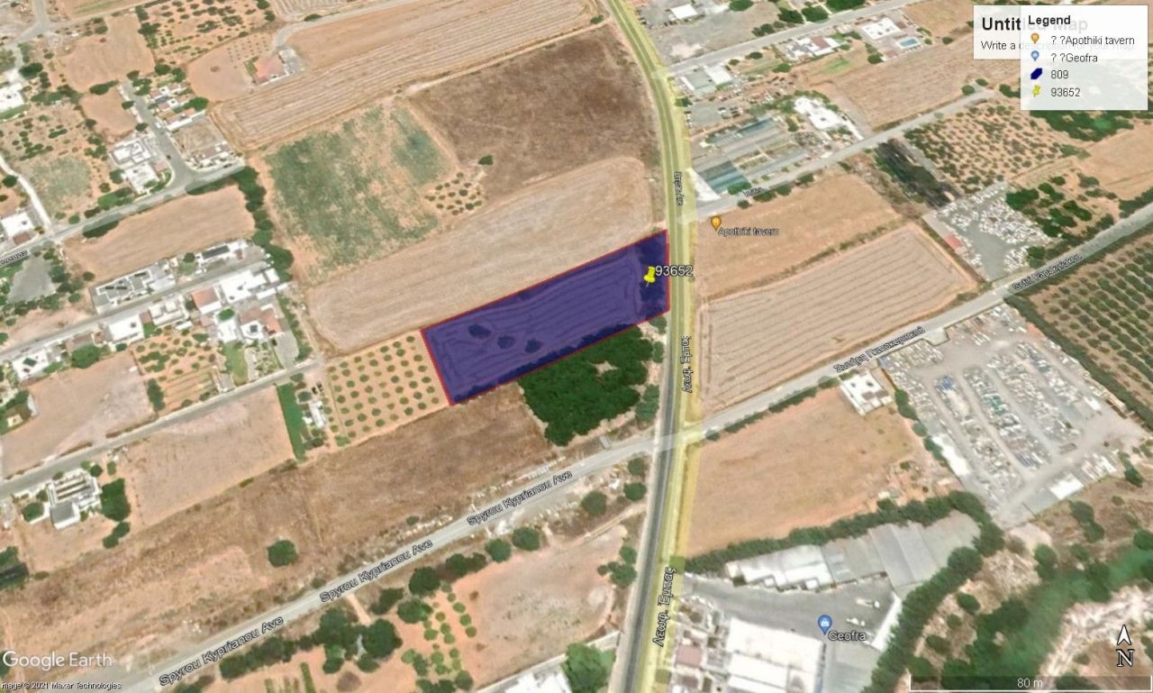 Land in Paphos, Cyprus, 4 820 sq.m - picture 1