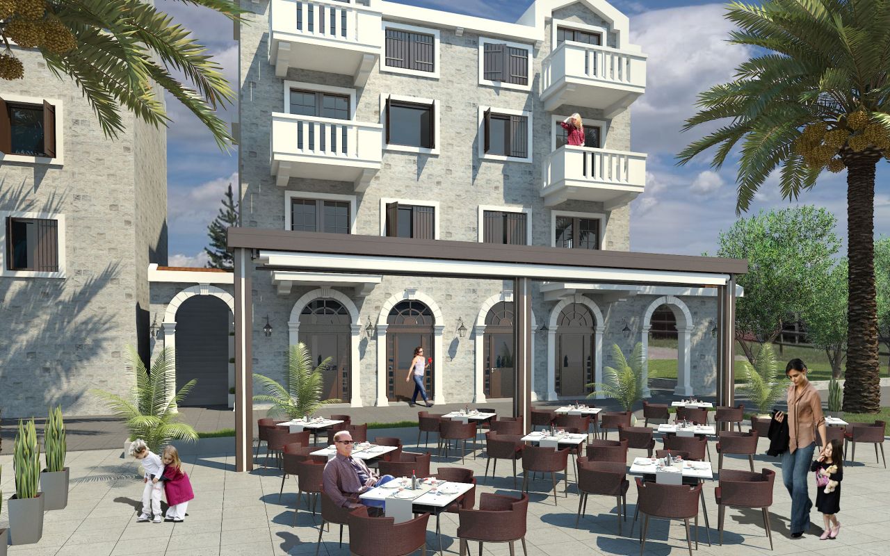 Commercial apartment building in Tivat, Montenegro, 580 sq.m - picture 1