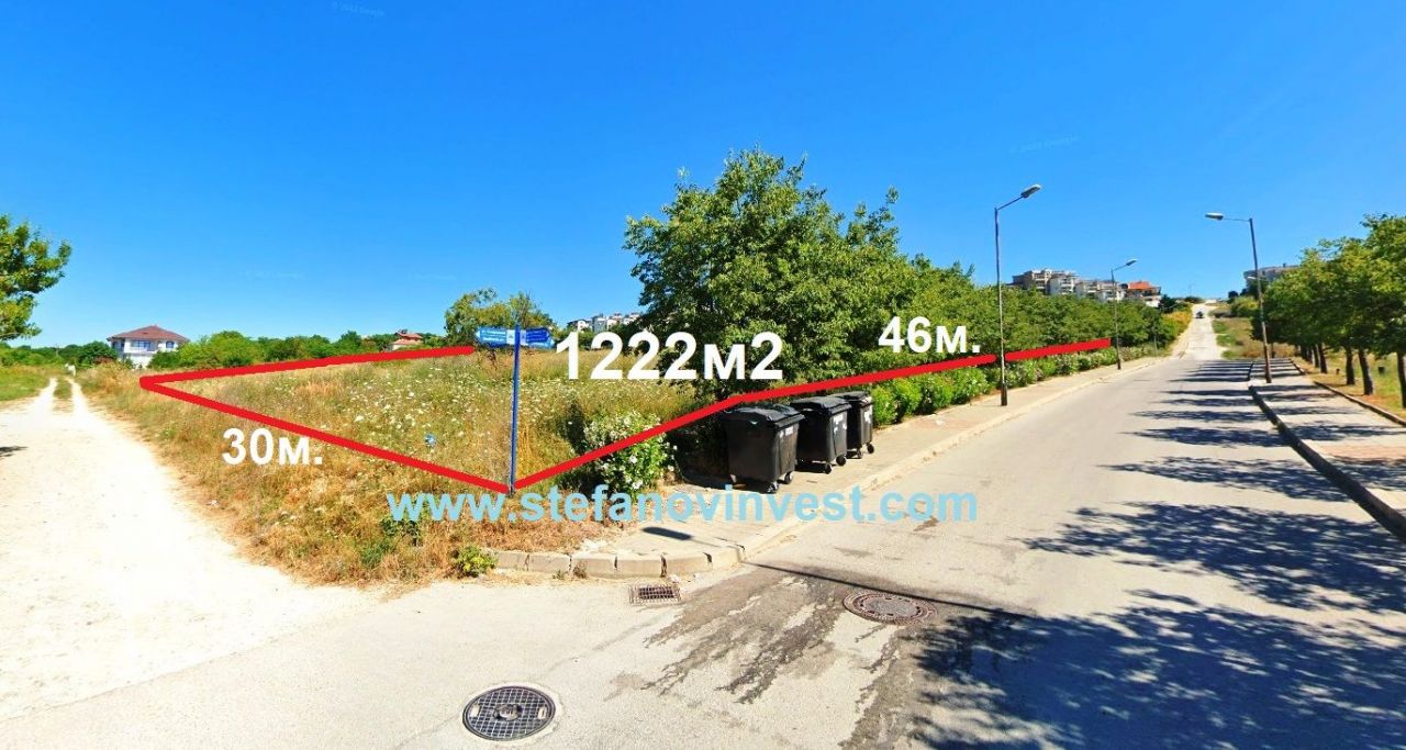 Land in Byala, Bulgaria, 1 222 sq.m - picture 1