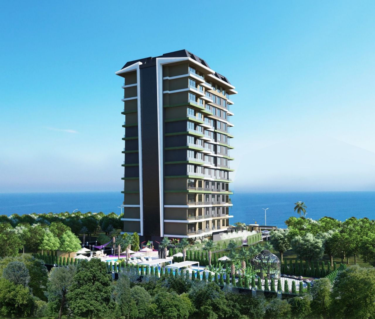 Penthouse à Alanya, Turquie, 159 m2 - image 1
