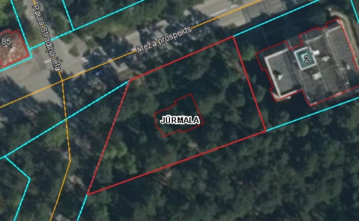 Grundstück in Jūrmala, Lettland, 1 657 ar - Foto 1