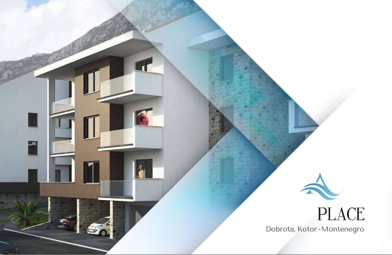 Wohnung in Dobrota, Montenegro, 102 m2 - Foto 1