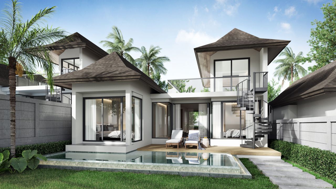 Villa sur Naithon, Thaïlande, 200 m2 - image 1