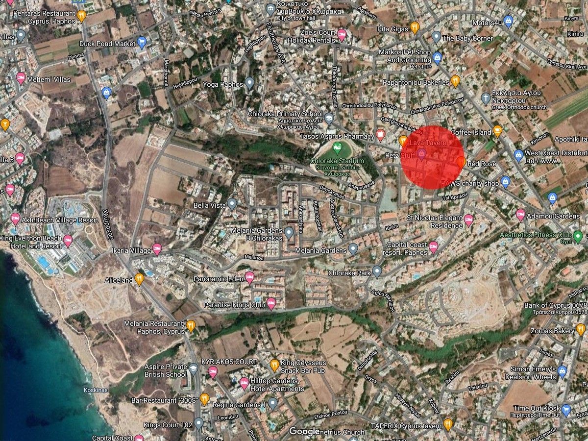 Land in Paphos, Cyprus, 552 sq.m - picture 1