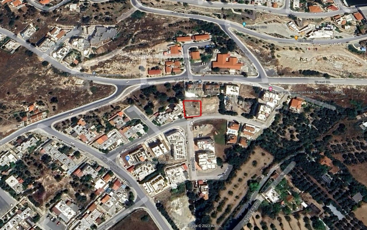 Land in Paphos, Cyprus, 537 sq.m - picture 1