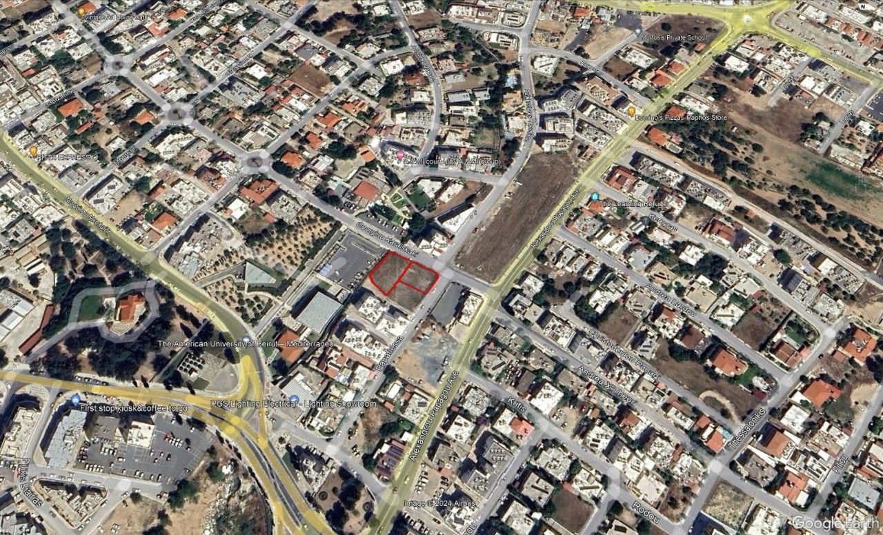 Land in Paphos, Cyprus, 654 sq.m - picture 1