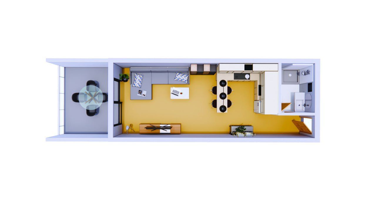 Appartement à İskele, Chypre, 54 m2 - image 1