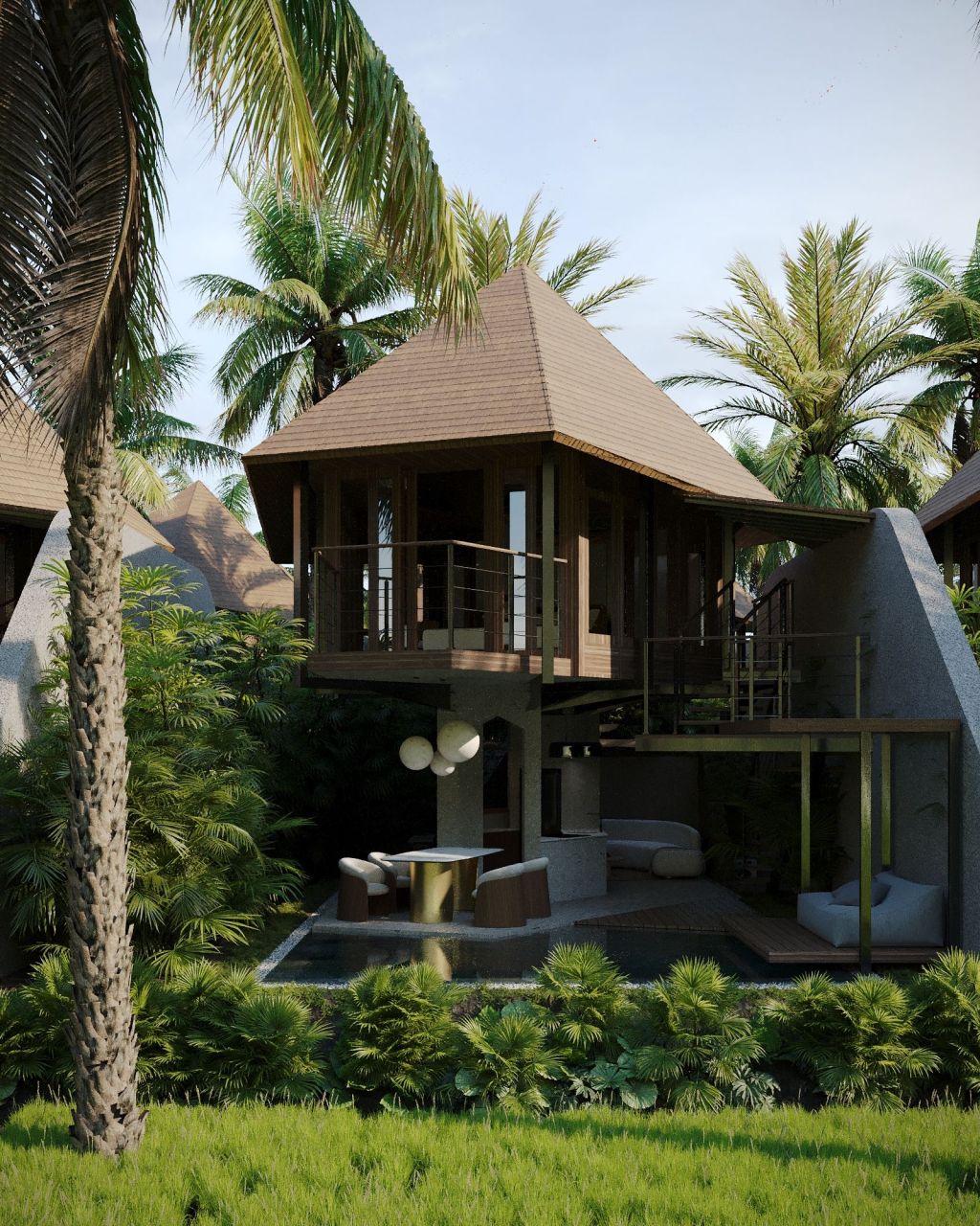 Villa in Ubud, Indonesien, 158 m2 - Foto 1