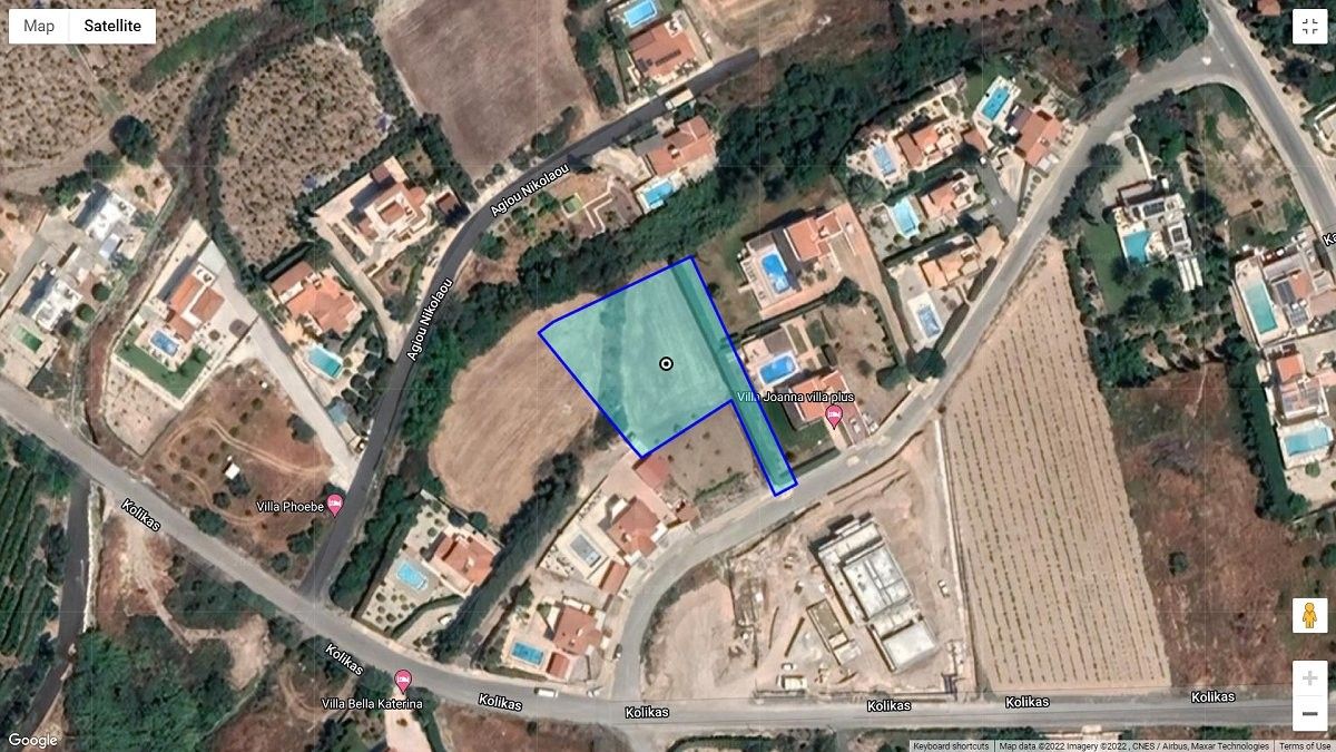 Grundstück in Paphos, Zypern, 1 979 m2 - Foto 1