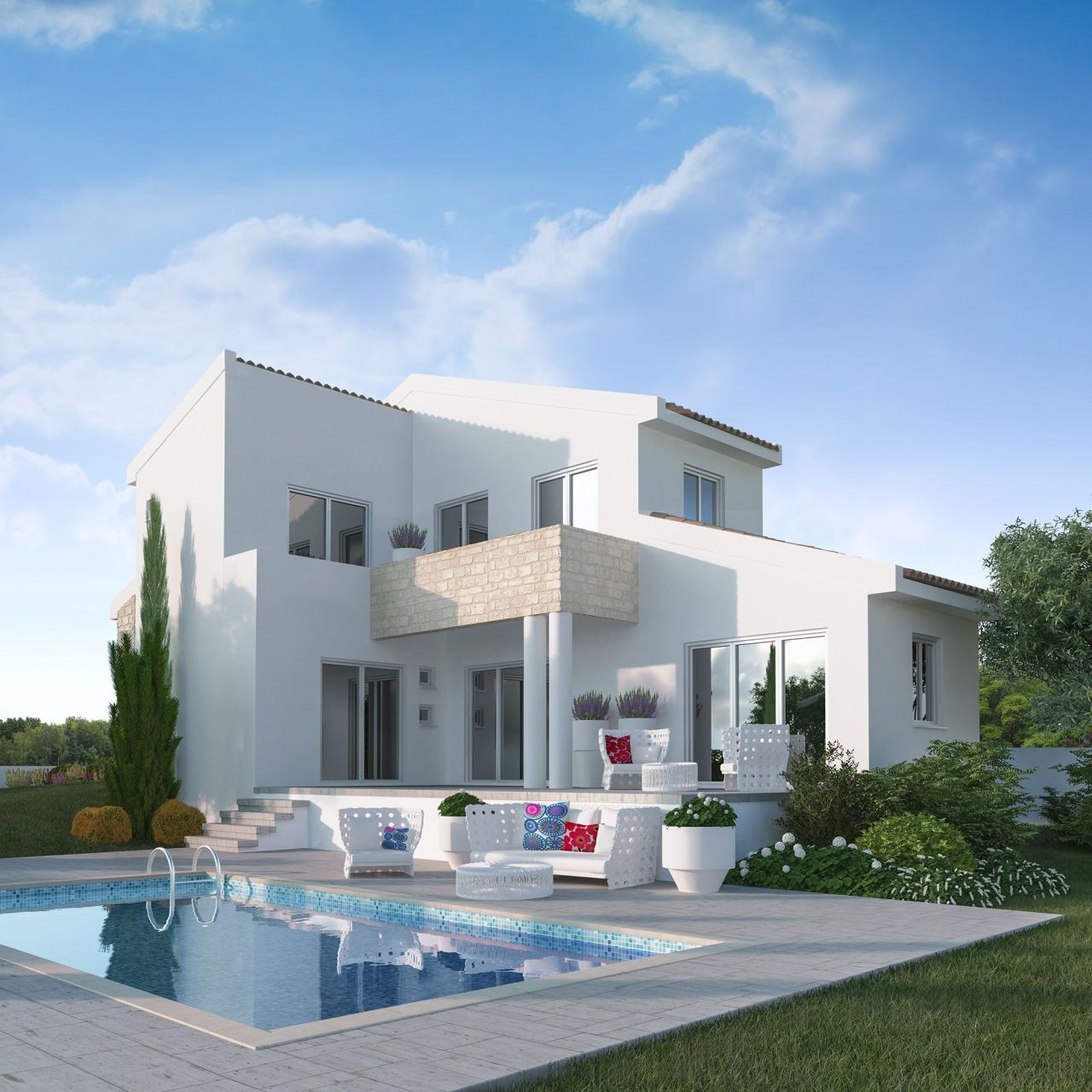 Villa in Limassol, Cyprus, 130 sq.m - picture 1