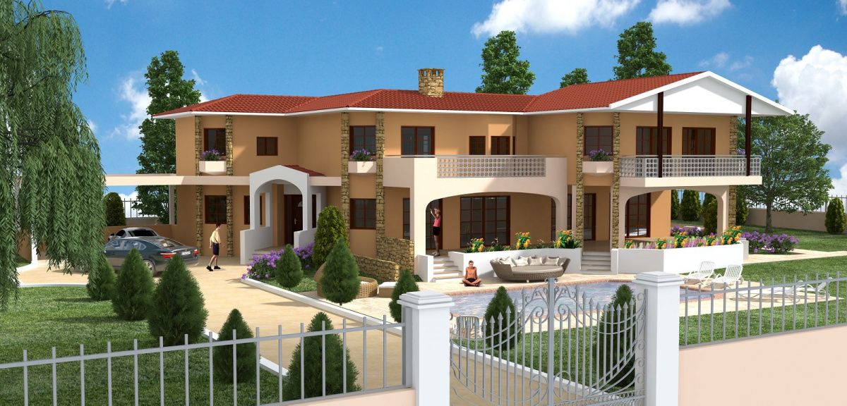 Haus in Paphos, Zypern, 494 m2 - Foto 1