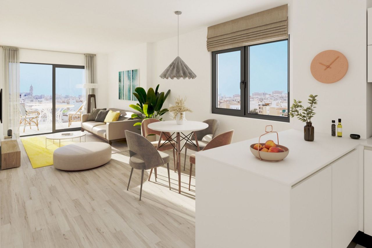 Apartment in Malaga, Spain, 93 sq.m - picture 1