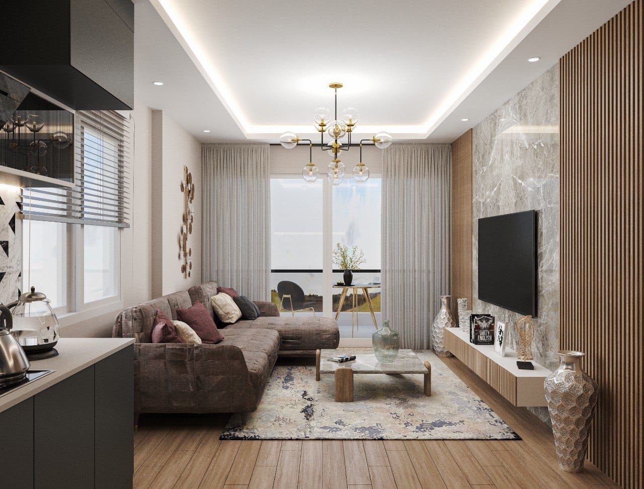 Wohnung in Mersin, Türkei, 70 m2 - Foto 1