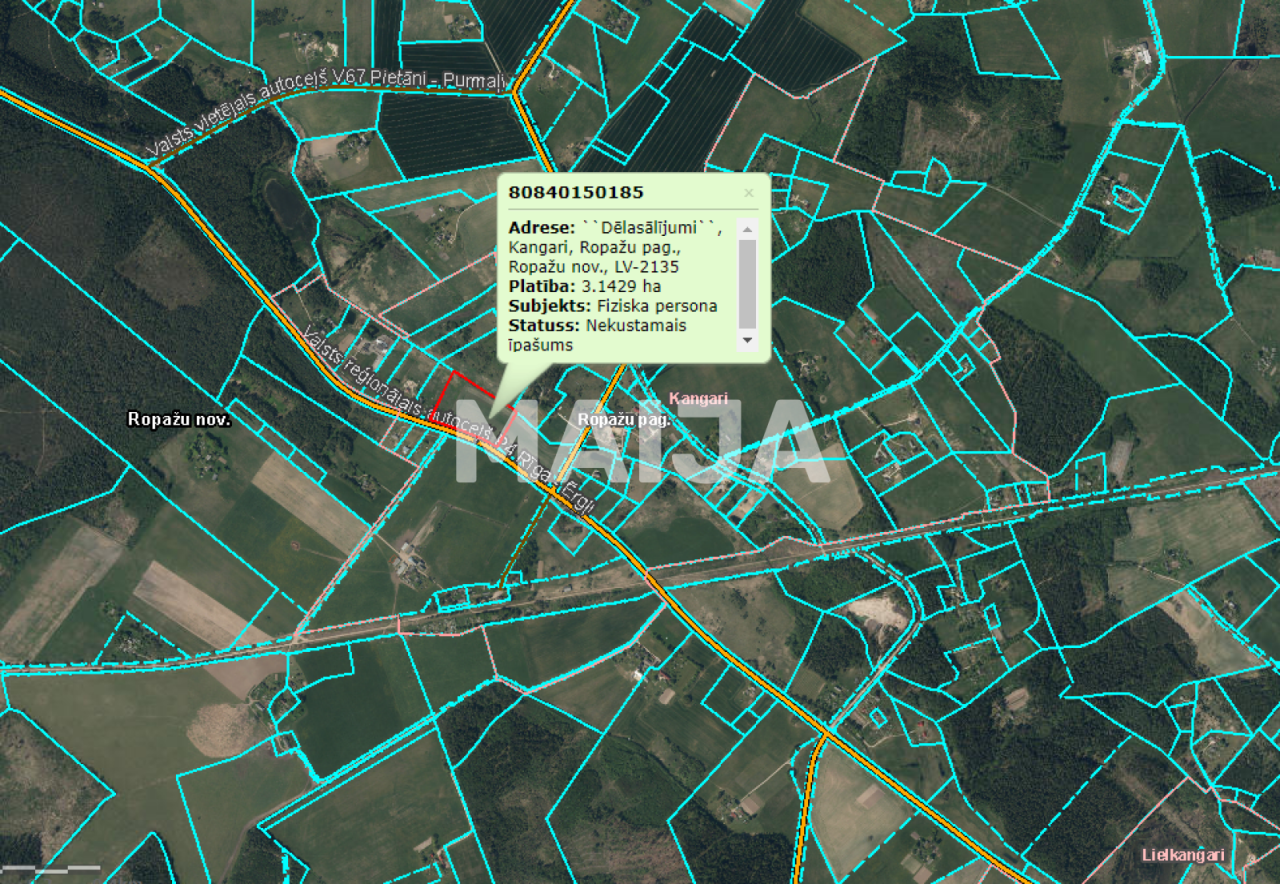 Land Kangari, Latvia, 31 429 sq.m - picture 1