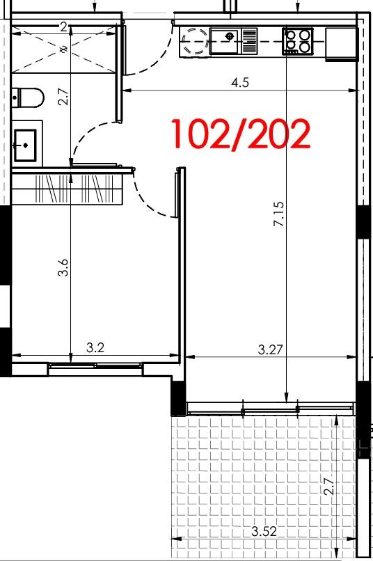 Apartment in Limassol, Cyprus, 60 sq.m - picture 1