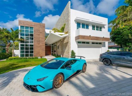 Villa for 4 418 600 euro in Miami, USA
