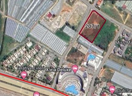 Land for 4 977 800 euro in Alanya, Turkey