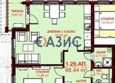 Apartamento para 93 647 euro en Sveti Vlas, Bulgaria