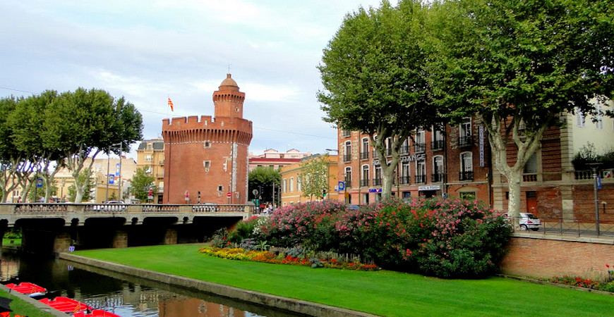 Perpignan is the administrative center of the Pyrenees Oriental Department
